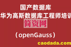 华为高斯GaussDB数据库培训（openGauss）