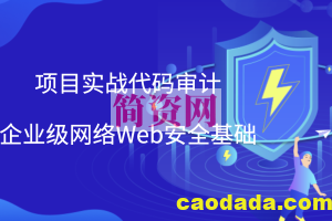 项目实战代码审计企业级网络Web安全基础