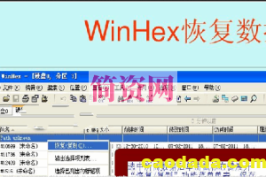 WinHex数据恢复教程winhex数据恢复教程从入门到精通