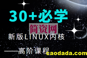 30+程序必学 新版LINUX内核高阶课程