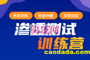 2023年最新渗透测试训练营：学习网络安全与漏洞赏金