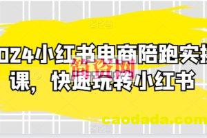 2024小红书电商陪跑实操课，快速玩转小红书，超过20节精细化课程