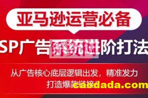 亚马逊运营必备： SP广告的系统进阶打法，从广告核心底层逻辑出发，精准发力打造爆款链接