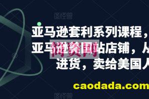 亚马逊套利系列课程，开个亚马逊美国站店铺，从美国进货，卖给美国人