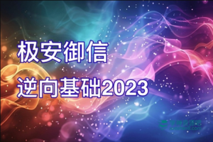 极安御信-逆向基础2023全部163节教程视频+课件