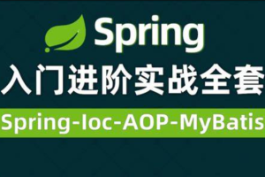 Spring视频零基础入门到高级，spring全套视频教程详解