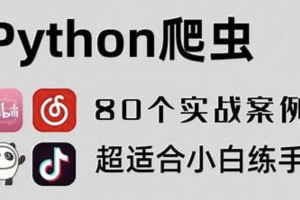 80个通俗易懂的Python爬虫练手项目